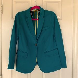 Boden petite teal blazer